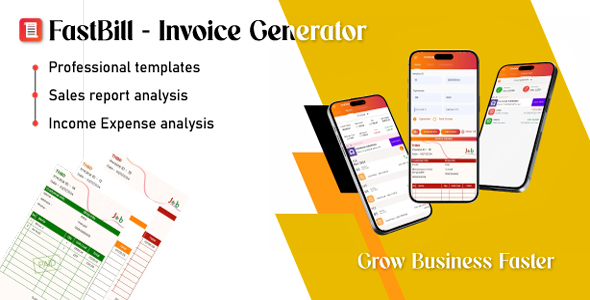 FastBill – Billing Manager & Quick Invoice Generator