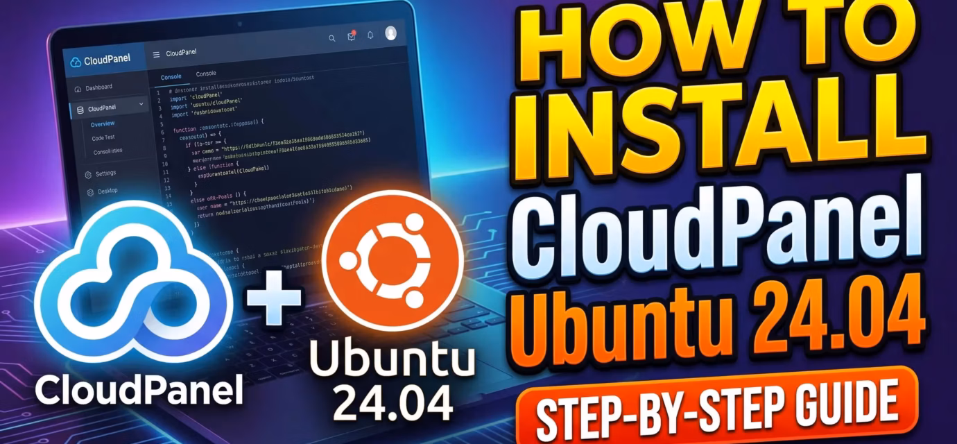 Install CloudPanel on Ubuntu 24.04 LTS