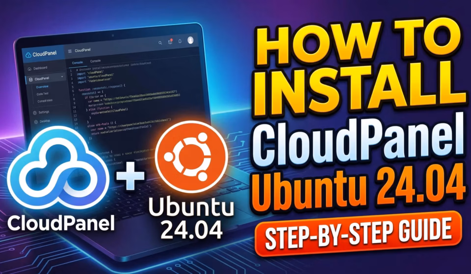 Install CloudPanel on Ubuntu 24.04 LTS